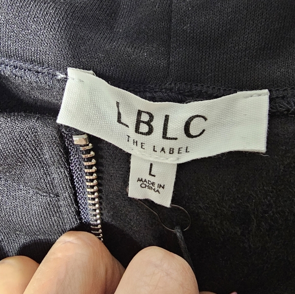 LBLC The Label Cozy Black Sherpa Oversized Jacket Women's Size Large NWT - Picture 2 of 8